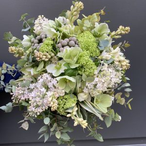 Bouquet de fleurs Vert d'eau du fleuriste parisien, Floranges