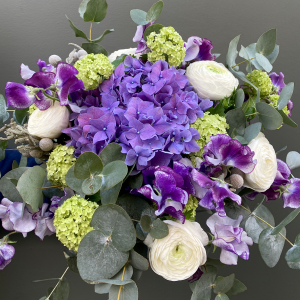 Bouquet Ultra violet - Floranges fleuriste de Paris