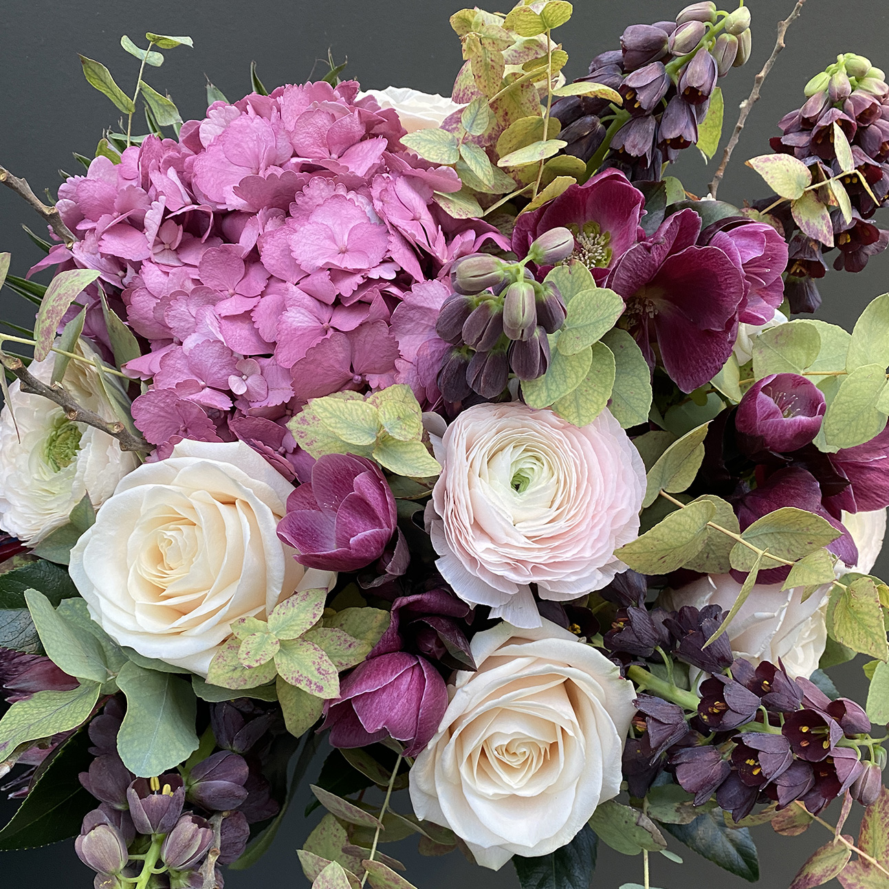 Floranges-Fleuriste-bouquet-raisin Fleuriste Parisien Floranges - Bouquet Raisin